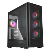 CAJA ATX SEMITORRE ABYSM DANUBE SAVA H500 II AIR BLACK 2x3.5" 3x2.5" 2xUSB3.0 1xUSB-C GPU 400mm