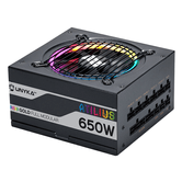 UNYKA ATX Atilus RGB Preto 650W 650W 12 cm 80 PLUS GoldTotalmente Modular