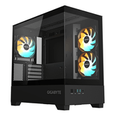 CAIXA GIGABYTE M-ATX C201P 3XVENT 120MM PRETA