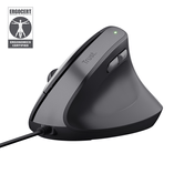 MOUSE TRUST ERGO BAYO II 25144 DPI AJUSTÁVEL 800-2400ppp 6 BOTONES CABO 150cm