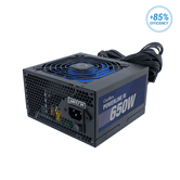 FONTE DE ALIMENTAÇÃO 650W COOLBOX POWERLINE3 PFC-ACTIVE 85+ 4SATA 12CM ATX