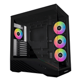 LIAN LI Vector V100 RGB Negro, Transparente