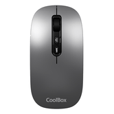 MOUSE CINZA SEM FIO COOLBOX W02-IA DE 1.600 DPI