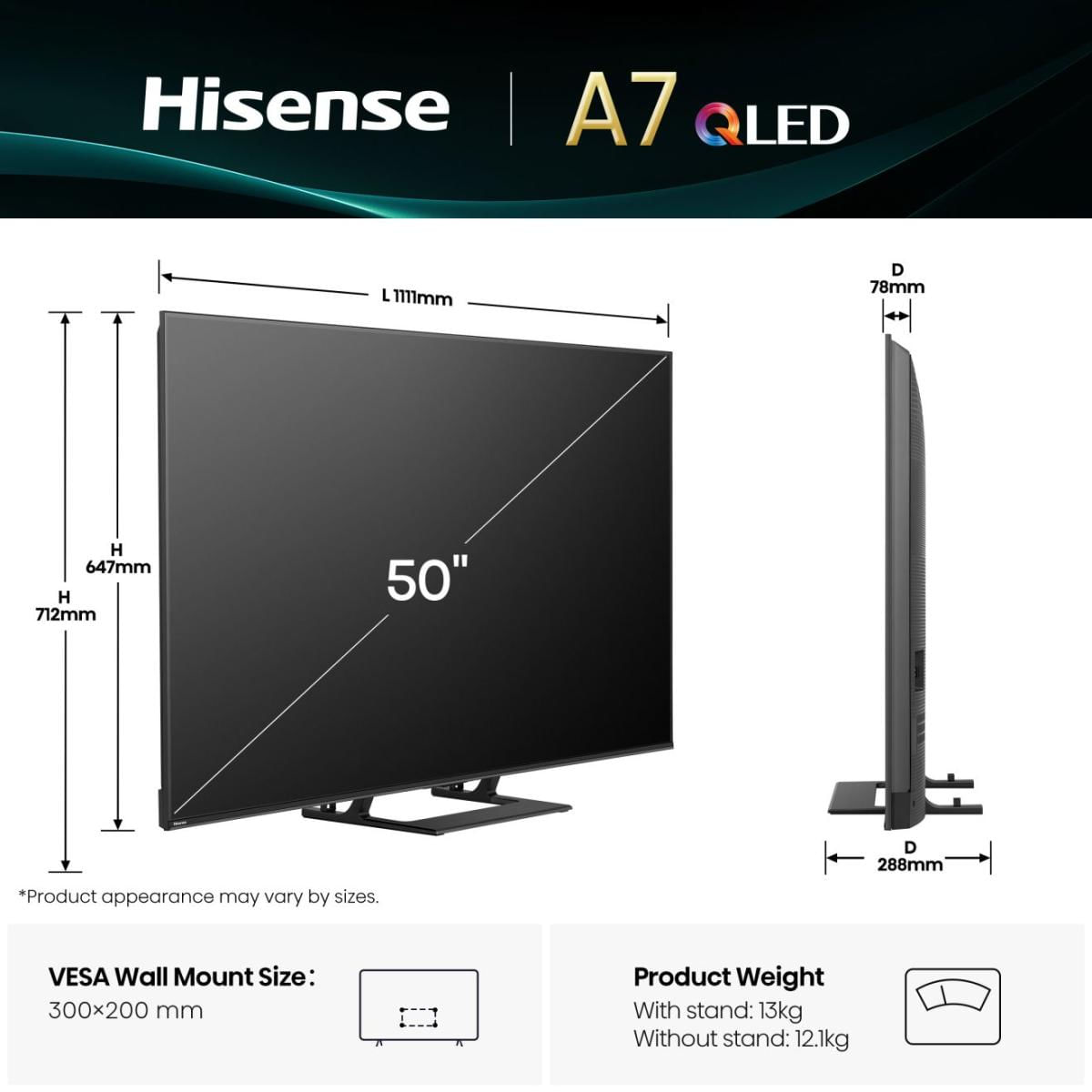 Hisense 50A7Q | Stiftung Waren