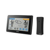 Estação meteorológica Hama Touch Previsão do tempo Temperatura Umidade Relógio DCF Touch Color N