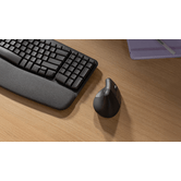 LEVANTE VERTICAL ERGO MOUSE DIREITO - GRAFITE / PRETO - EM EA