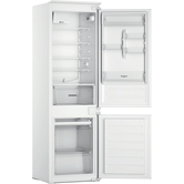 FRIGORIFICO COMBI INTEGRABLE WHIRLPOOL WHC18D031A1 SIN NOFROST E ALTO 177 CM ANCHO 54 CM