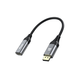 DISPLAYPORT 1.2 PARA HDMI CABO ADAPTADOR FÊMEA 4K EQUIPAMENTO 0,15CM