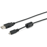 CABO USB 2.0 EQUIPAMENTO TIPO A - MICRO USB B 1,8M COM FERRITE 128551