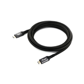 CABO USB-A MACHO USB-C MACHO USB 4 Gen2x2 2M TRANSFERENCIA 20G 100W 4K COR NEGRO