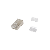 KIT 100 CONECTORES RJ45 EQUIPAMENTO CATEGORIA 6A BLINDADO 121147