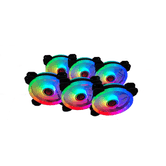 TALIUS IRIS SPECTRUM ARGB/CRONOS - KIT DE 6 VENTILADORES 120 MM PRETO