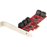 PLACA PCIE SATA - PLACA DE EXPANSÃO SATA PCIE DE 10 PORTAS DE 6 GBPS ASM10 62