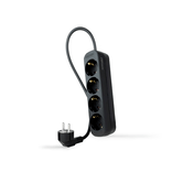 Nanocable Regleta de Enchufes 4 Tomas 1.4 m Negro