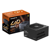 Fonte de alimentação GIGABYTE UD850GM PG5 V2 850W — PCIe Gen 5.1, 80 PLUS Gold, design totalmente modular, ventilador d