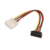 Cabo de alimentação interna Nanocable 10 19 0201 angular Molex 4 pinos M para SATA H 16cm