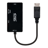 DISPLAYPORT NANO CABO PARA CONVERSOR VGA/DVI/HDMI 15CM PRETO