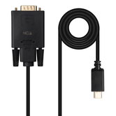 Cabo conversor Nanocable de 1,8 M USB-C/M para VGA/M