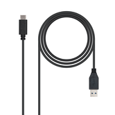 CABO USB NANO CABO USB3.1 A/M - USB3.1 C/M GEN2 10GBPS 1.0M NEGRO
