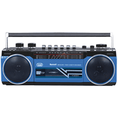 TREVI USB SD BLUETOOTH GRAVADOR DE CASSETES RÁDIO RR 501 BT AZUL
