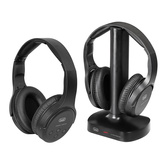 AURICULARES DIADEMA TREVI FRS 1580 TW CONJUNTO 2 UD RECARREGÁVEIS SEM FONE DE OUVIDO PARA TV PRETO