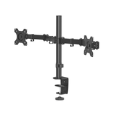 SUPORTE DE MESA HAMA MONITOR PARA 2 MONITORES DE ATÉ 32" VESA 75x75 100x100 ATÉ 8 kg ARMS A