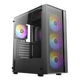 ANTEC AX65 ARGB ATX 4XVENT 120MM 2XUSB CAIXA PRETA SEM FONTE