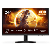Alto-falantes LED Full HD HDMI Fast IPS AOC 24G4HRE de 23,8 polegadas