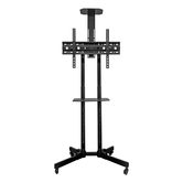 "UNYKAch UK501 SOPORTE DE SUELO UNIVERSAL MONITOR/TV 32""-75""  MÓVIL CON 2 BANDEJAS. REGULABLE"