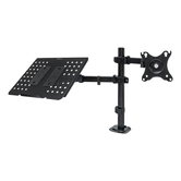 SUPORTE DE MESA UNYKA UK710202 COM SUPORTE PARA LAPTOP E 1 MONITOR DE 13" A 32" VESA 100X100