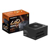 Fonte de alimentação GIGABYTE UD1000GM PG5 V2 1000 W Fonte de alimentação de 1000 W — PCIe Gen 5.1, 80 PLUS Gold, design totalmente modular, ventilador de 1