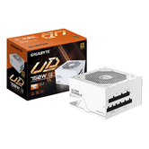 Fonte de alimentação GIGABYTE UD750GM PG5 V2 ICE 750W — PCIe Gen 5.1, 80 PLUS Gold, design totalmente modular, ventilador