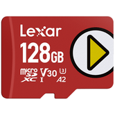 CARTÕES UHS-I LEXAR DE 128 GB PLAY MICROSDXC (tm), ATÉ 205 MB/S DE LEITURA, 140 MB/S DE GRAVAÇÃO, C10 A2 V30 U3