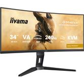 Monitor curvo LCD UWQHD de 34 polegadas para negócios/jogos VA
