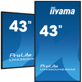 IIYAMA LH4360UHS-B2AG   42.5" LED ELED 4K Ultra HD HDMI Altavoces