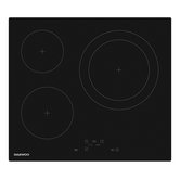 VITROCERAMICA INDEPENDIENTE RADIANTES DAEWOO BH6VTF26BNL-ES 3 ZONAS COCCION ANCHO 60 CM