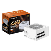 Fuente Alimentación 1000W GIGABYTE  UD1000GM PG5 V2 ICE Fuente de Alimentación – PCIe Gen 5.1, 80 PLUS Gold, Diseño completamente modular, Ventilador