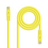 Chicote Nanocape LSZH Cat.6A SFTP 25cm Amarelo