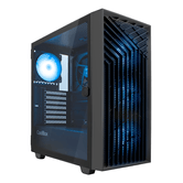 CAJA SEMITORRE/ATX COOLBOX GA300 GRIDLINE S/FUENTE USB3.0 NEGRA A-RGB C/VENTANA