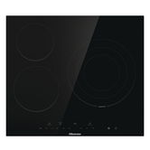 VITROCERAMICA INDEPENDIENTE RADIANTES HISENSE E6332BSCE 3 ZONAS COCCION ANCHO 60 CM
