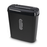 DESTRUCTORA DE PAPEL HAMA BASIC S6 CON CESTO COLECTOR 6 HOJAS DIN A4 80G POR USO SEGURIDAD P2
