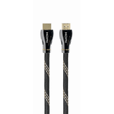 CABLE HDMI 2.1 8K 60HZ GEMBIRD CCBP-HDMI8K-3M PREMIUM TRENZADO ETHERNET 3M NEGRO