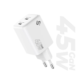 CARGADOR DE PARED SUBBLIM 45W DOBLE USB-C