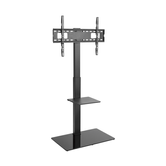 AISENS - SUPORTE DE CHÃO ECOLÓGICO COM BANDEJA DE DVD PARA MONITOR/TV DE 40 KG DE