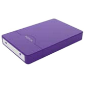 CAJA HDD EXTERNO 2.5" APROX APPHDD09P SATA USB 2.0 ROXO