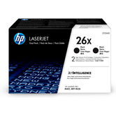 CARTUCHO DE TONER 26X PRETO PACOTE DUPLO