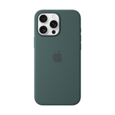iPhone 16 Pro Max Silicone Case with MagSafe - Lake Green