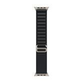 49mm Black Alpine Loop - Large - Natural Titanium Finish