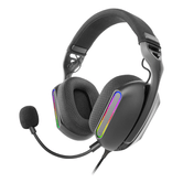 HEADSET MARS GAMING MHPRO ARGB JACK 3.5mm ALIMENTAÇÃO USB CONTROLE VOLUME COR PRETO