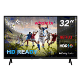 TV LED SMART TECH HD 32" SMART TV WHALE OS 32HH01K DOLBI DIGITAL PLUS/4xHDMI/60HRZ